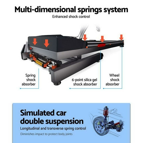 Everfit Treadmill Electric Auto Incline Home Gym Fitness Exercise